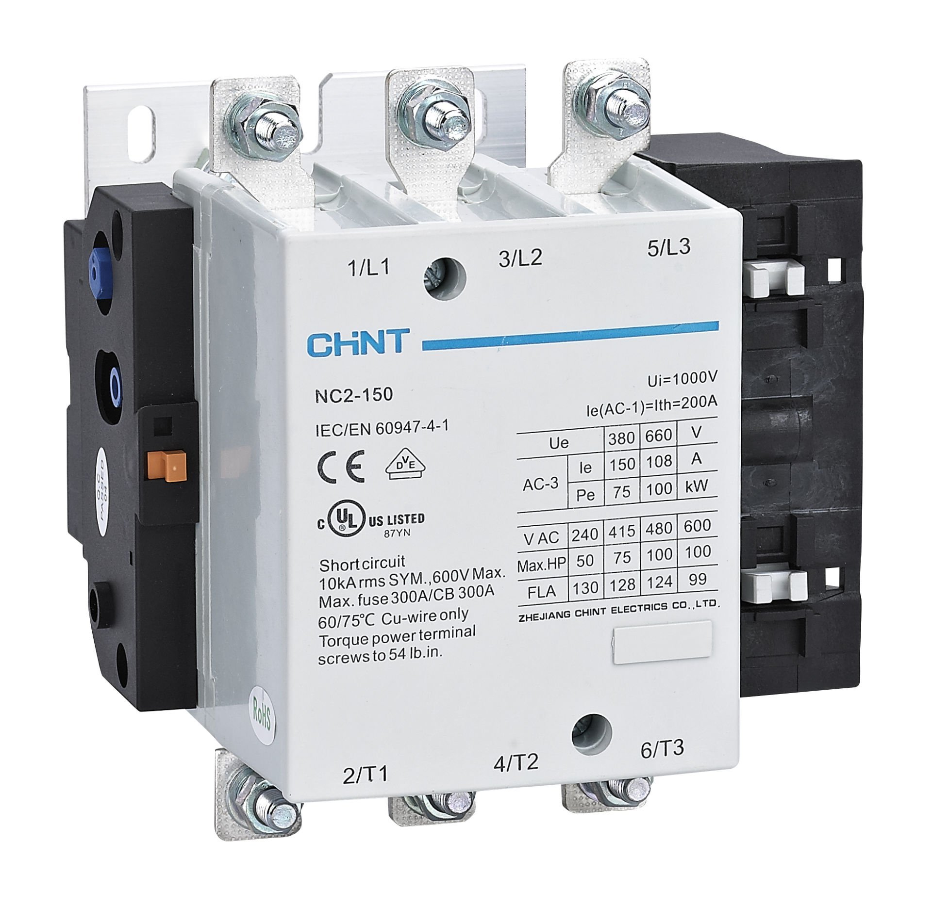150 Amper Kontaktör, 671398, NC2-150, 75kW