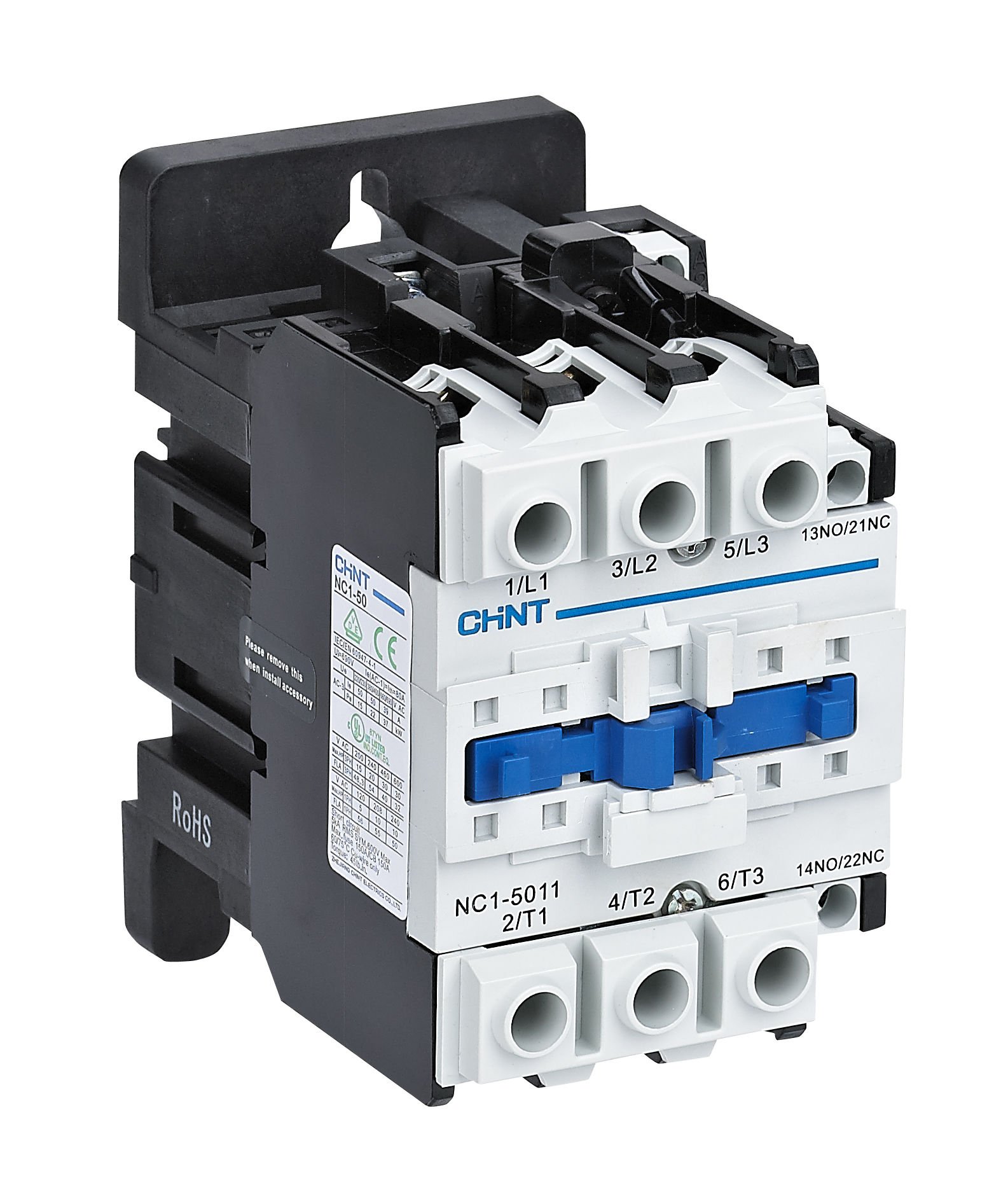 222489, NC1-5011 Kontaktör, 22kW, 50A