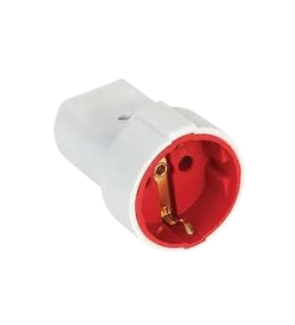 Topraklı Dişi Fiş, Beyaz, 16A, 2P+E, 220V