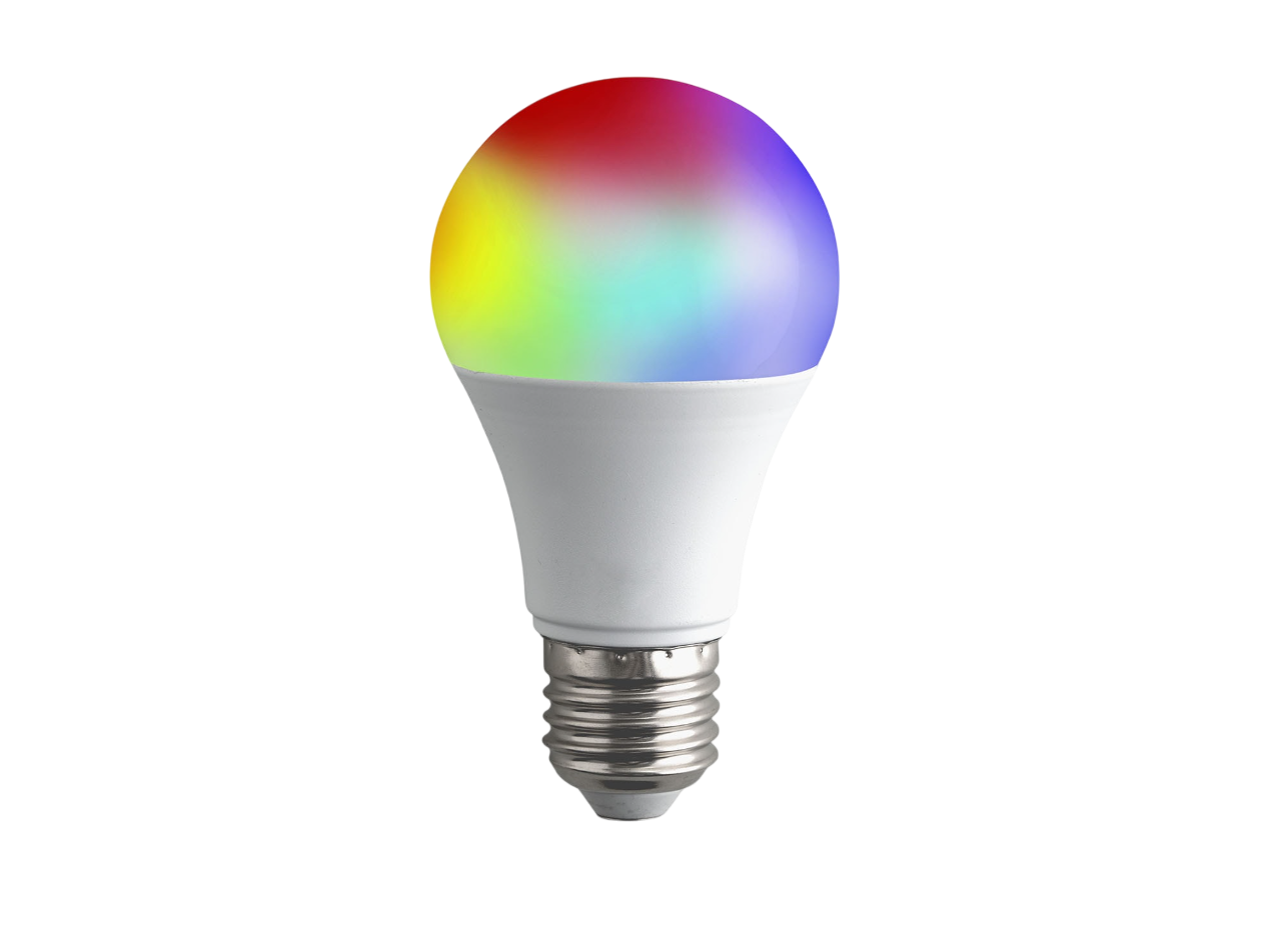 RGB Ampul, 9W, Uzaktan Kumandalı, Renkli, Akıllı