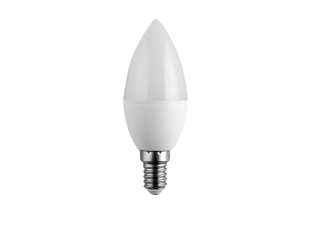 7 Watt Led Mum Ampul, E14, Beyaz, İnce Duy, 220V
