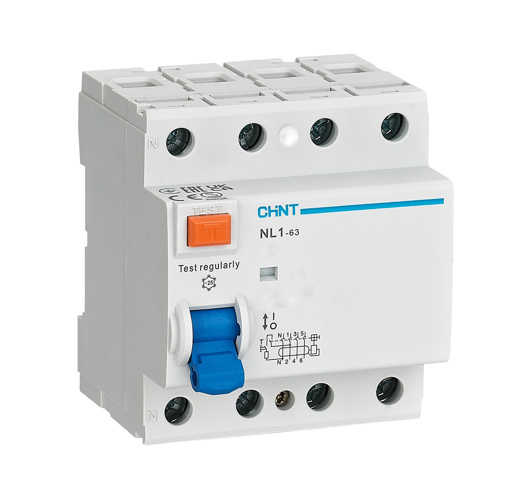 4x25A, 30 mA A Tipi Kaçak Akım Rölesi, 200368