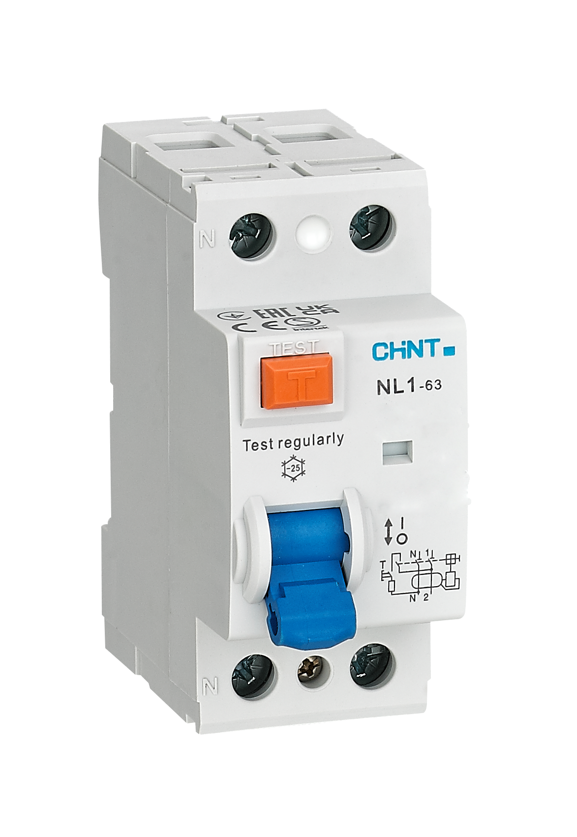 2x63A, 300 mA A Tipi Kaçak Akım Rölesi, 200587