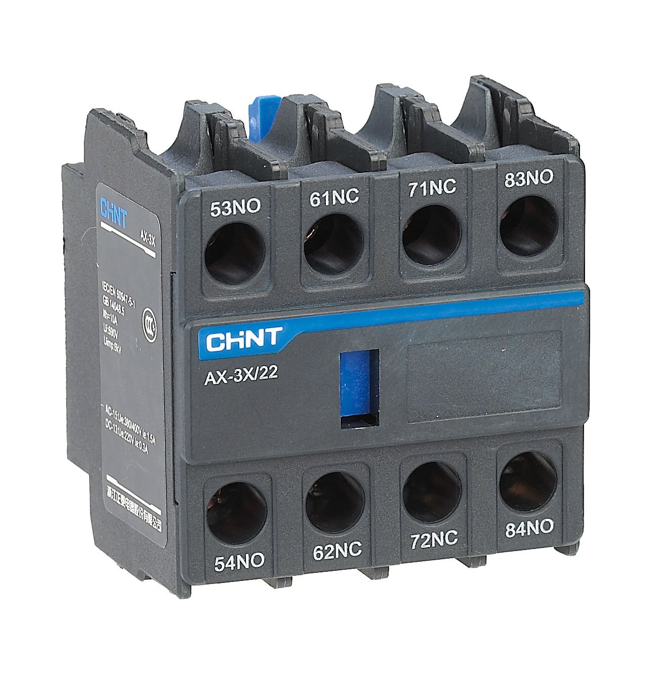 938251, 2NA+2NK Yardımcı Kontak, AX-3X/22, 10A