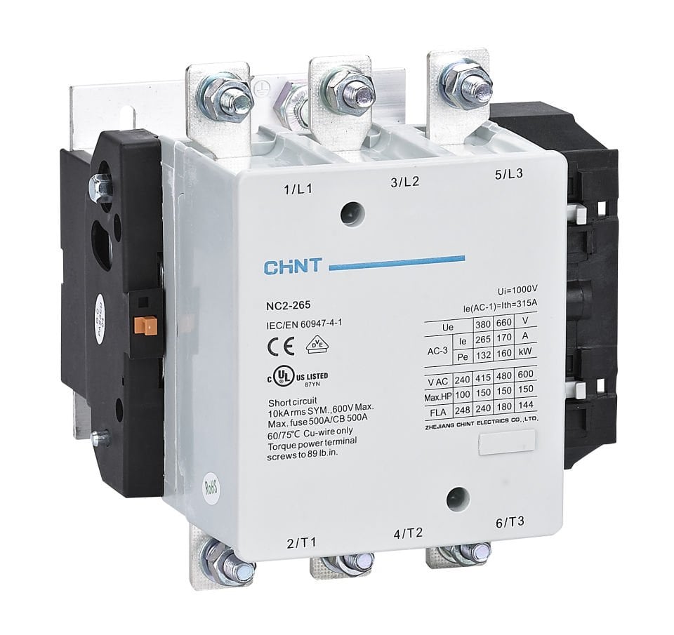 236732, NC2-265 Kontaktör, 132kW, 265A