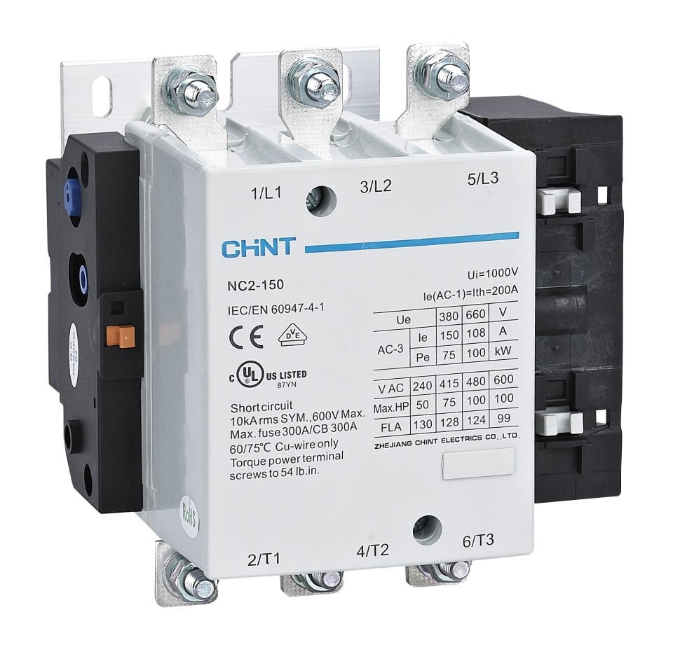 150 Amper Kontaktör, 671398, NC2-150, 75kW