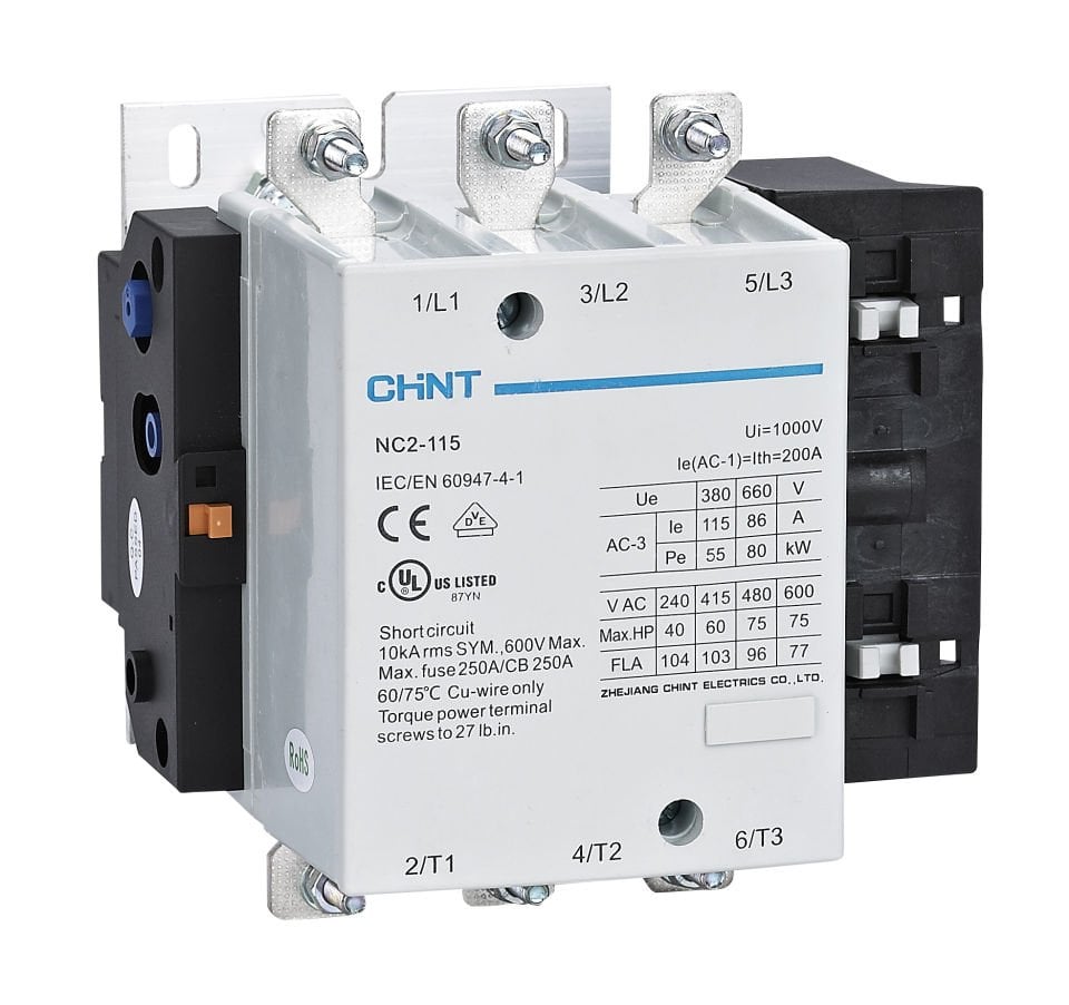 671433, NC2-115 Kontaktör, 55kW, 115A