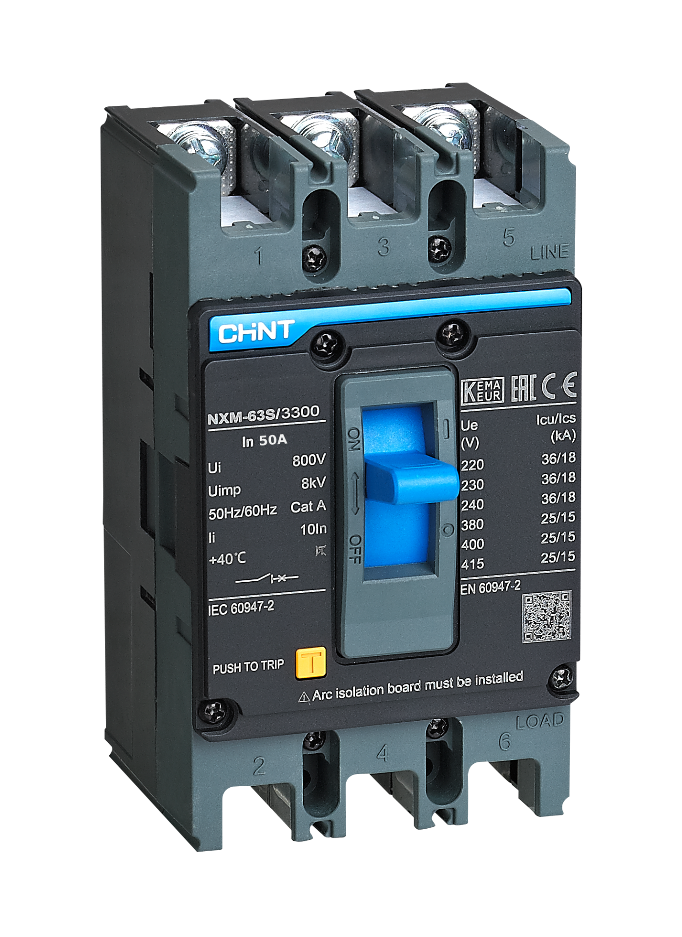 50 Amper TMŞ, Kompakt Şalter, 3x50 A, 205888