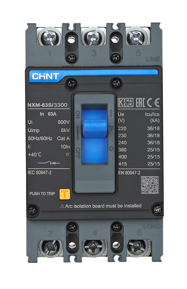 63 Amper TMŞ, Kompakt Şalter, 3x63 A, 205889