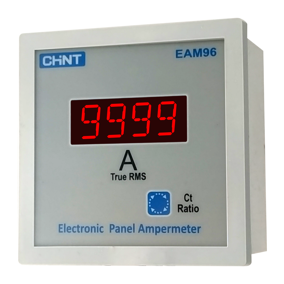 Pano Tipi Dijital Ampermetre, 0-9999A, 96x96, 500626