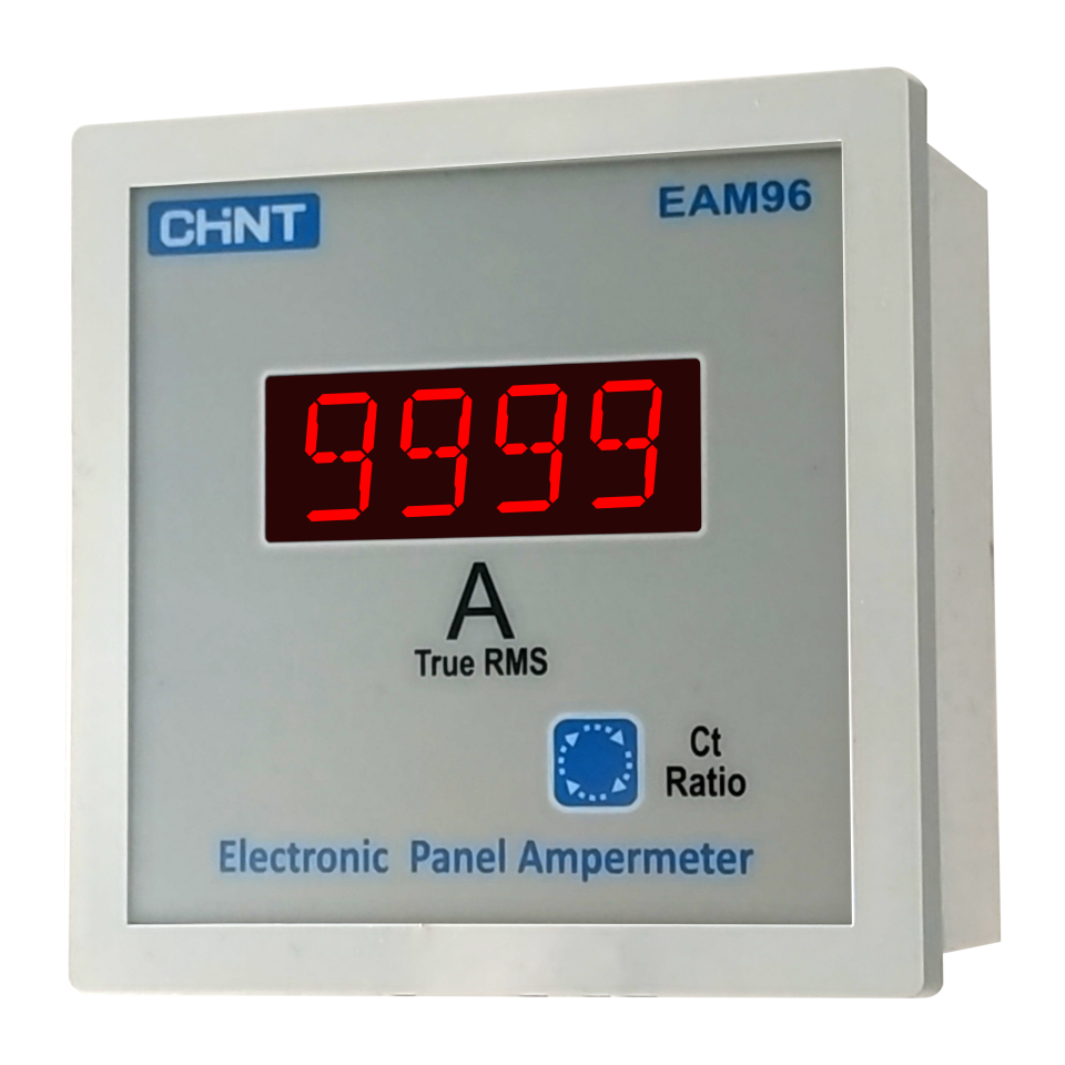 Pano Tipi Dijital Ampermetre, 0-9999A, 96x96, 500626