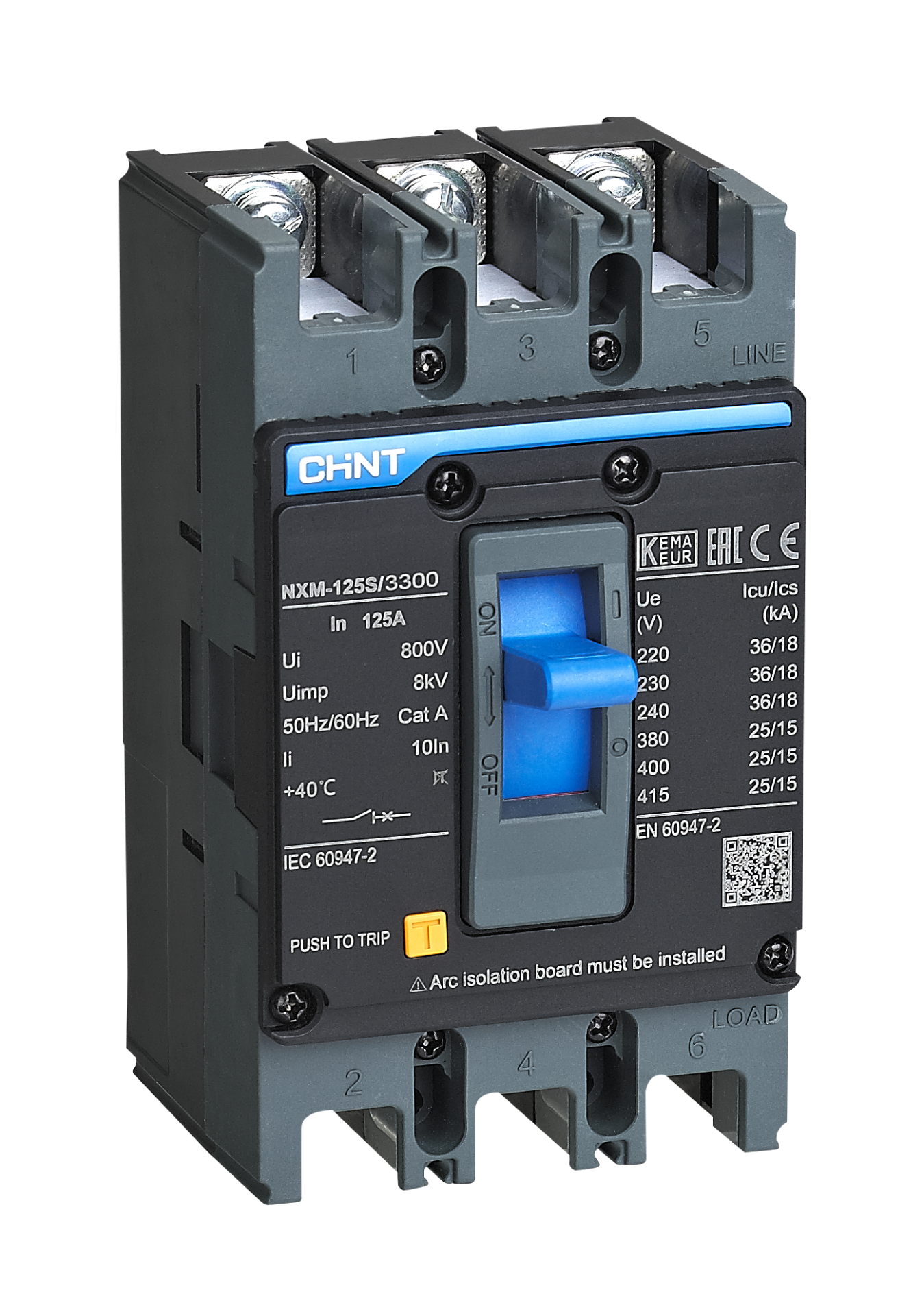 125 Amper TMŞ, Kompakt Şalter, 3x125 A, 131363