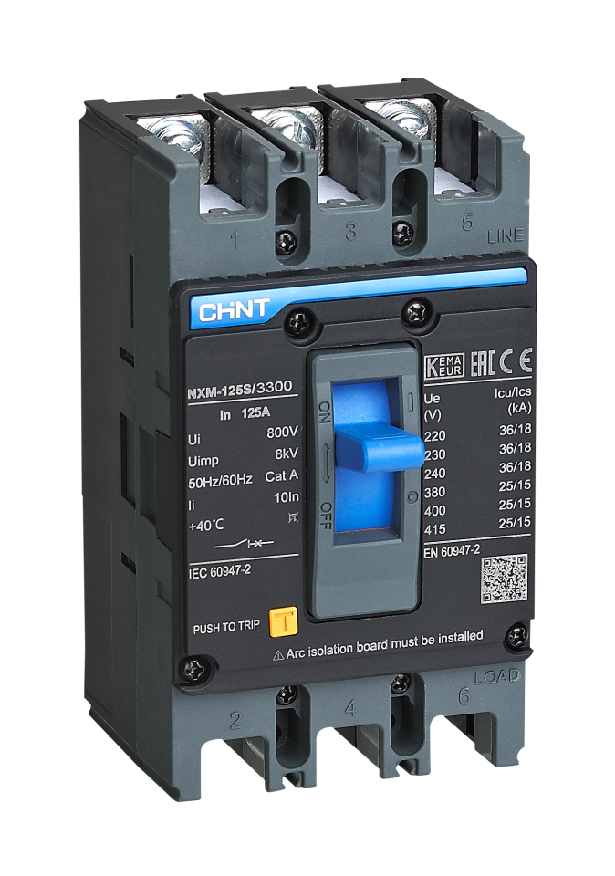 125 Amper TMŞ, Kompakt Şalter, 3x125 A, 131363