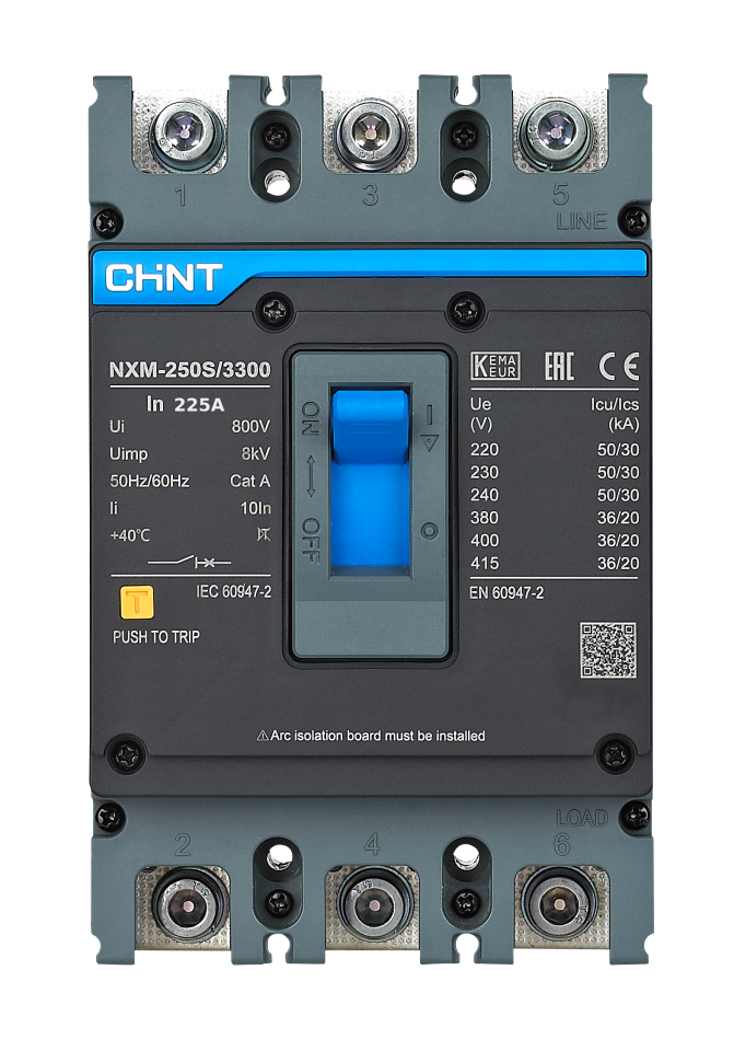 225 Amper TMŞ, Kompakt Şalter, 3x225 A, 131368