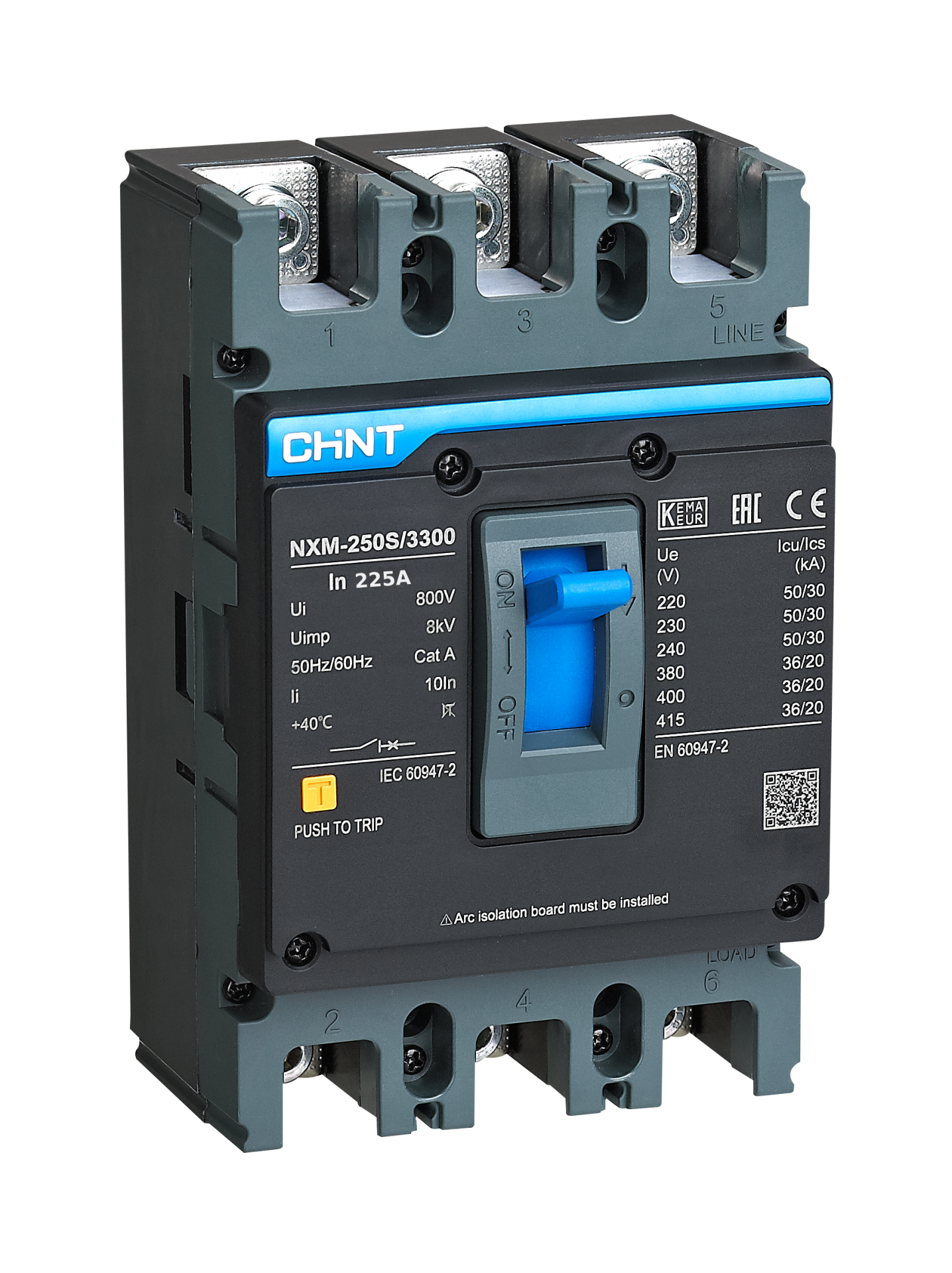 225 Amper TMŞ, Kompakt Şalter, 3x225 A, 131368