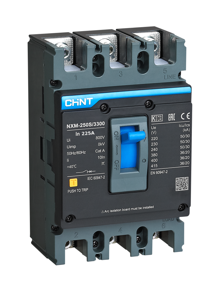 225 Amper TMŞ, Kompakt Şalter, 3x225 A, 131368