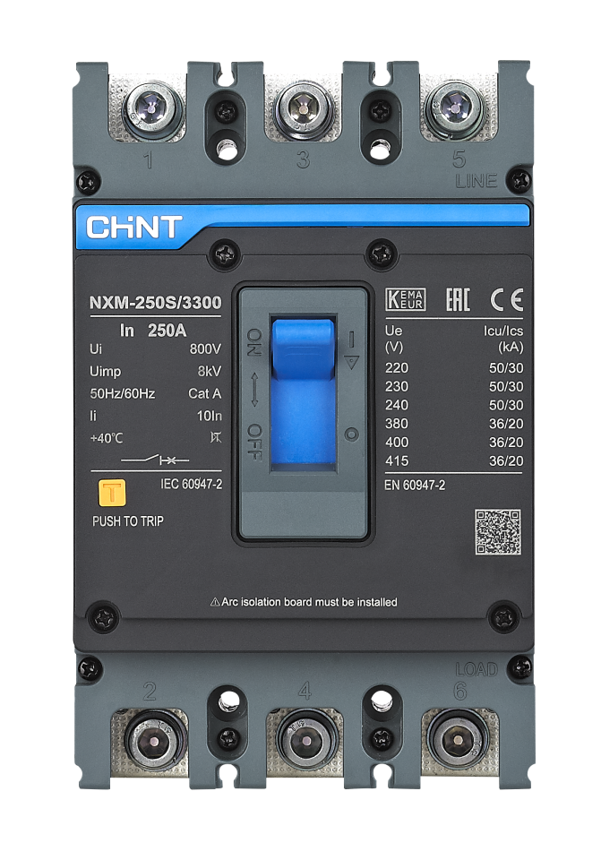 250 Amper TMŞ, Kompakt Şalter, 3x250 A, 131369