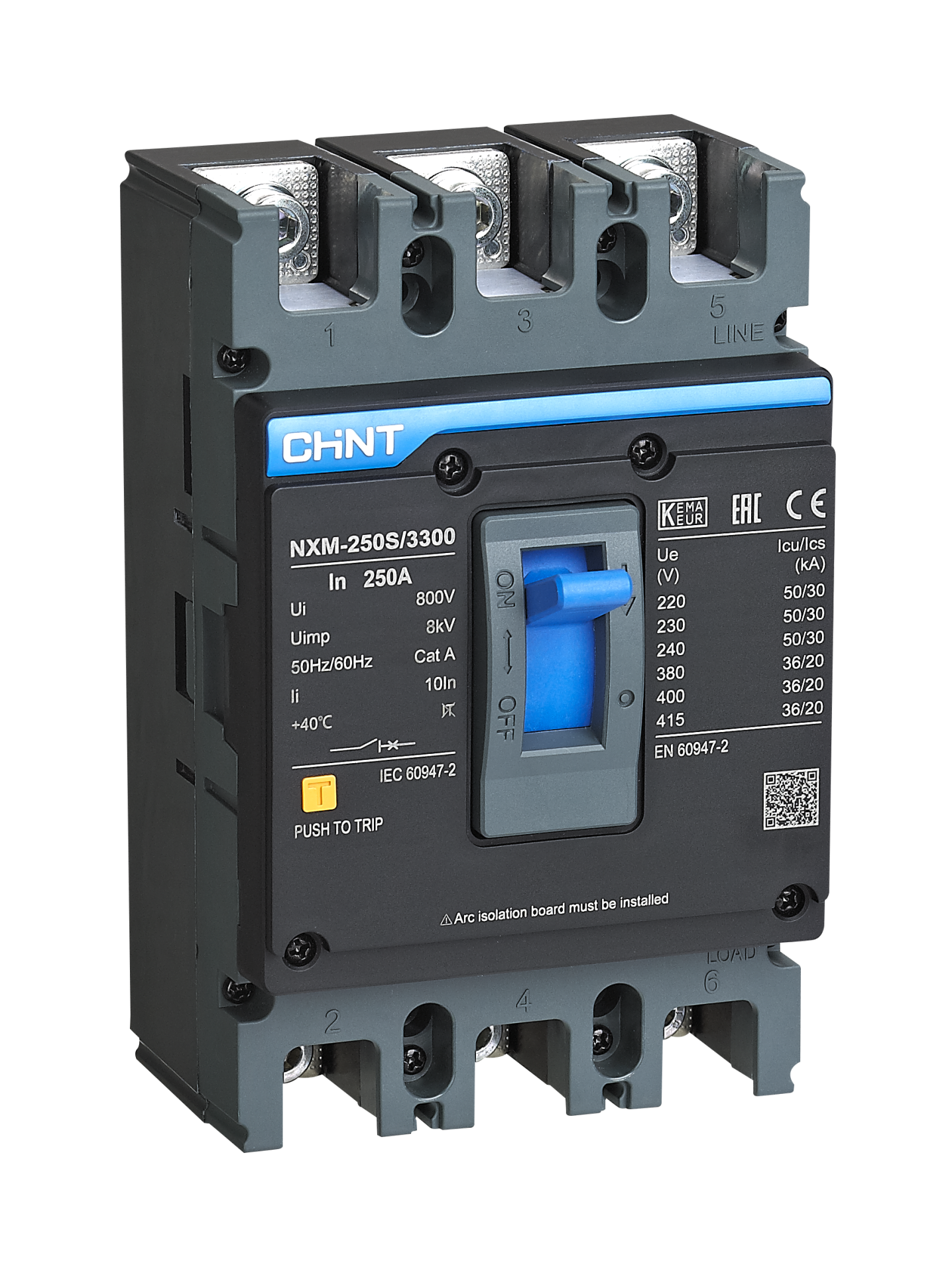 250 Amper TMŞ, Kompakt Şalter, 3x250 A, 131369