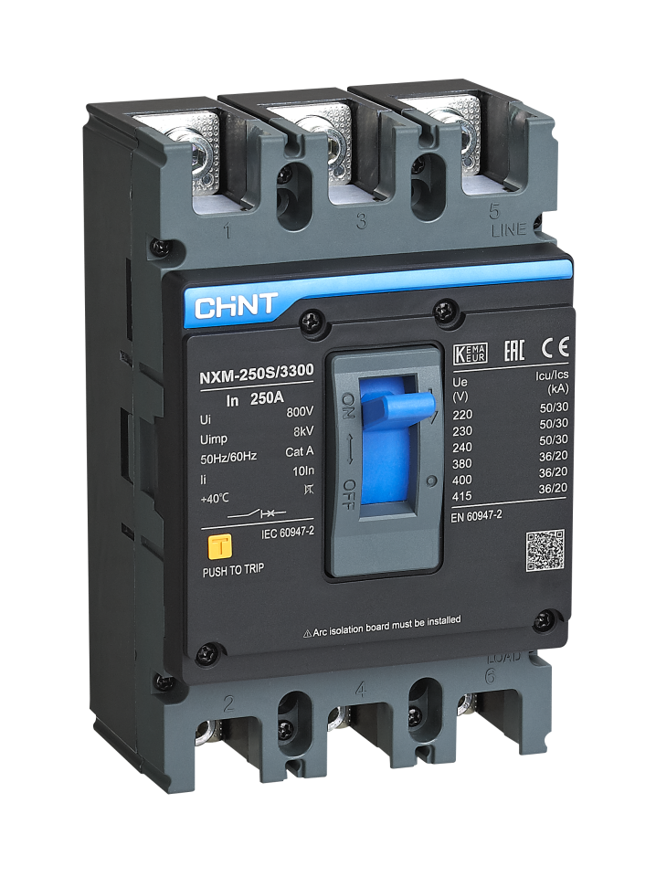 250 Amper TMŞ, Kompakt Şalter, 3x250 A, 131369