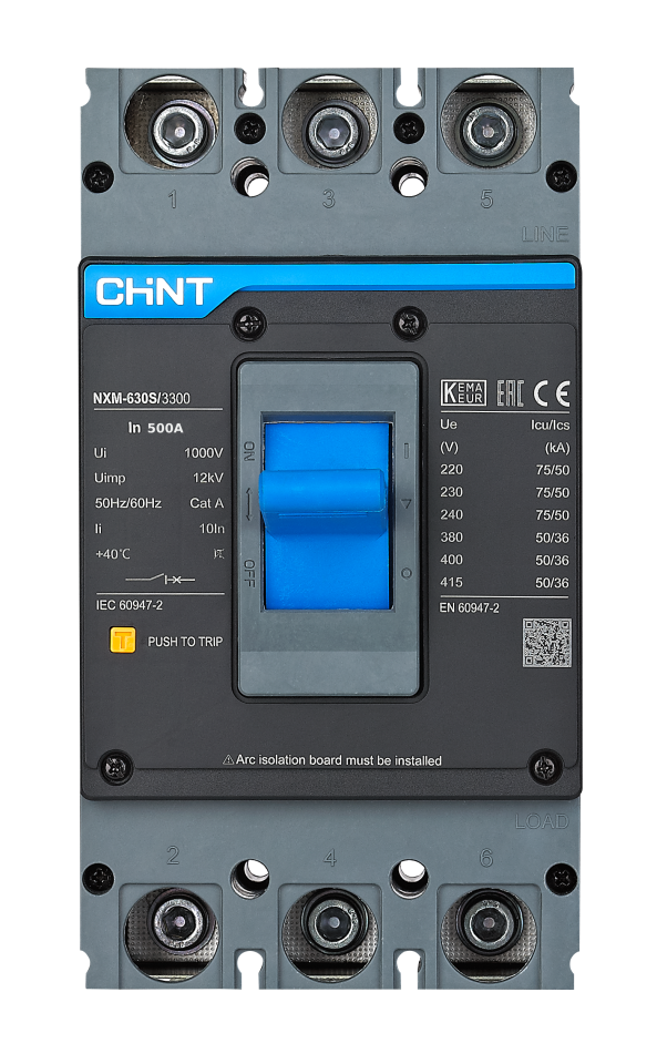 500 Amper TMŞ, Kompakt Şalter, 3x500 A, 131374