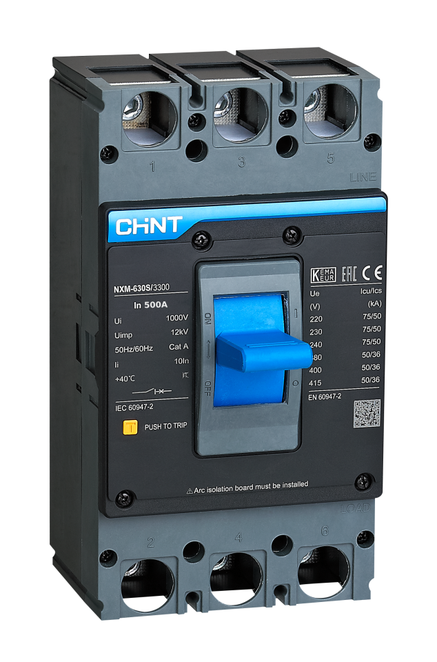500 Amper TMŞ, Kompakt Şalter, 3x500 A, 131374
