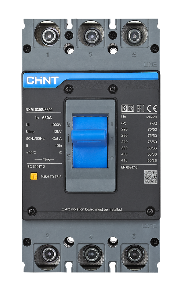630 Amper TMŞ, Kompakt Şalter, 3x630 A, 131375