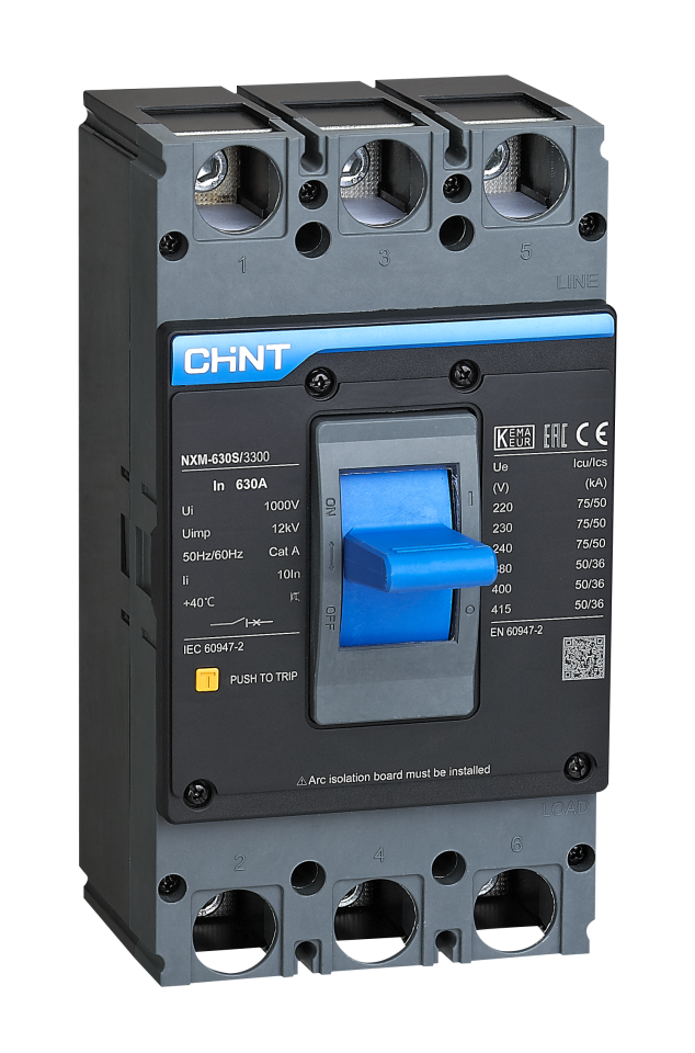 630 Amper TMŞ, Kompakt Şalter, 3x630 A, 131375