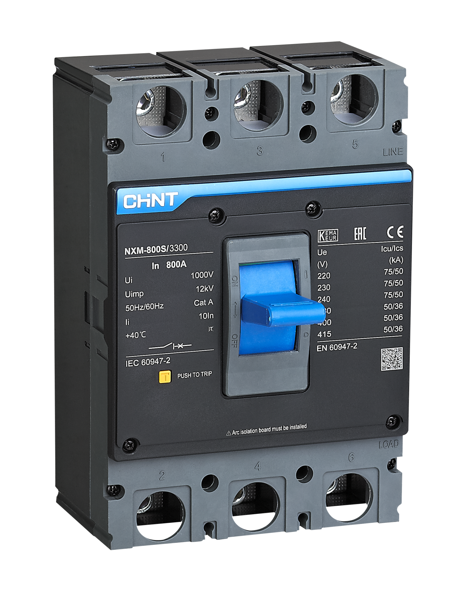 800 Amper TMŞ, Kompakt Şalter, 3x800 A, 131376