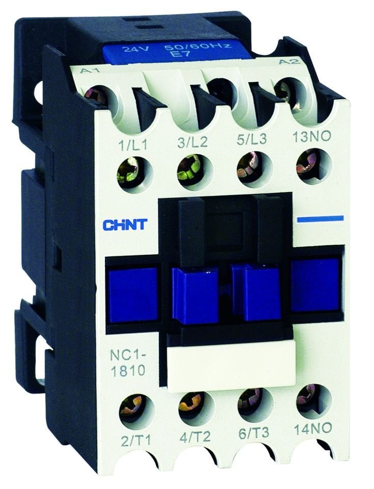 221621, NC1-1810Z, 24V DC Kontaktör, 7.5kW, 18A