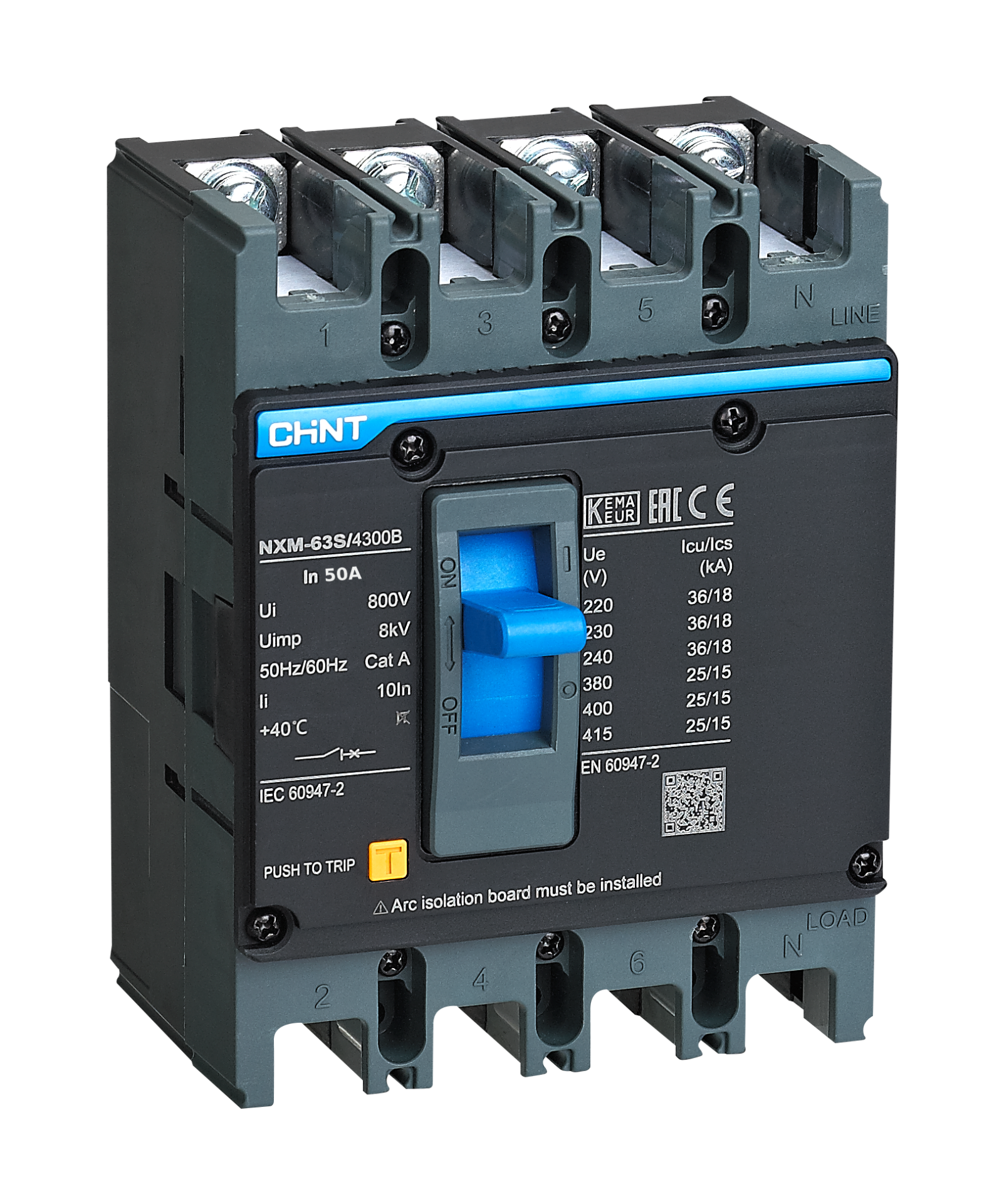 4x50A TMŞ, Termik Manyetik Şalter, 205912