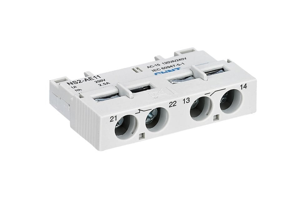 495968, MKŞ Üst Yardımcı Kontak 1NA+1NK, NS2-AE11