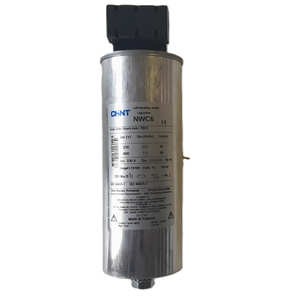 0.5 kVAR Monofaze Kondansatör, 230V AC, 799012