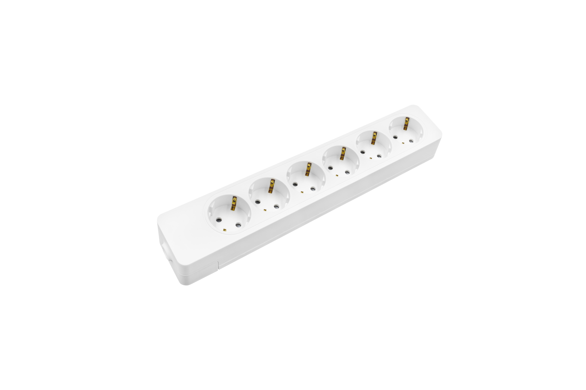 6 lı Priz Kablosuz, Klemensli, Topraklı, Beyaz, Çocuk Korumalı