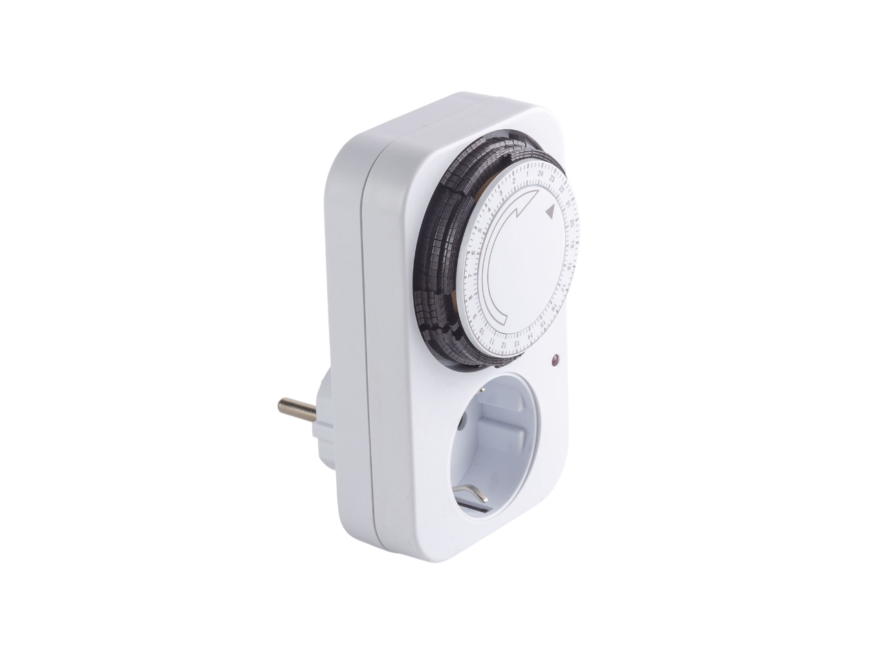Mekanik Zaman Ayarlı Priz, 16A, Çocuk Korumalı, 220V