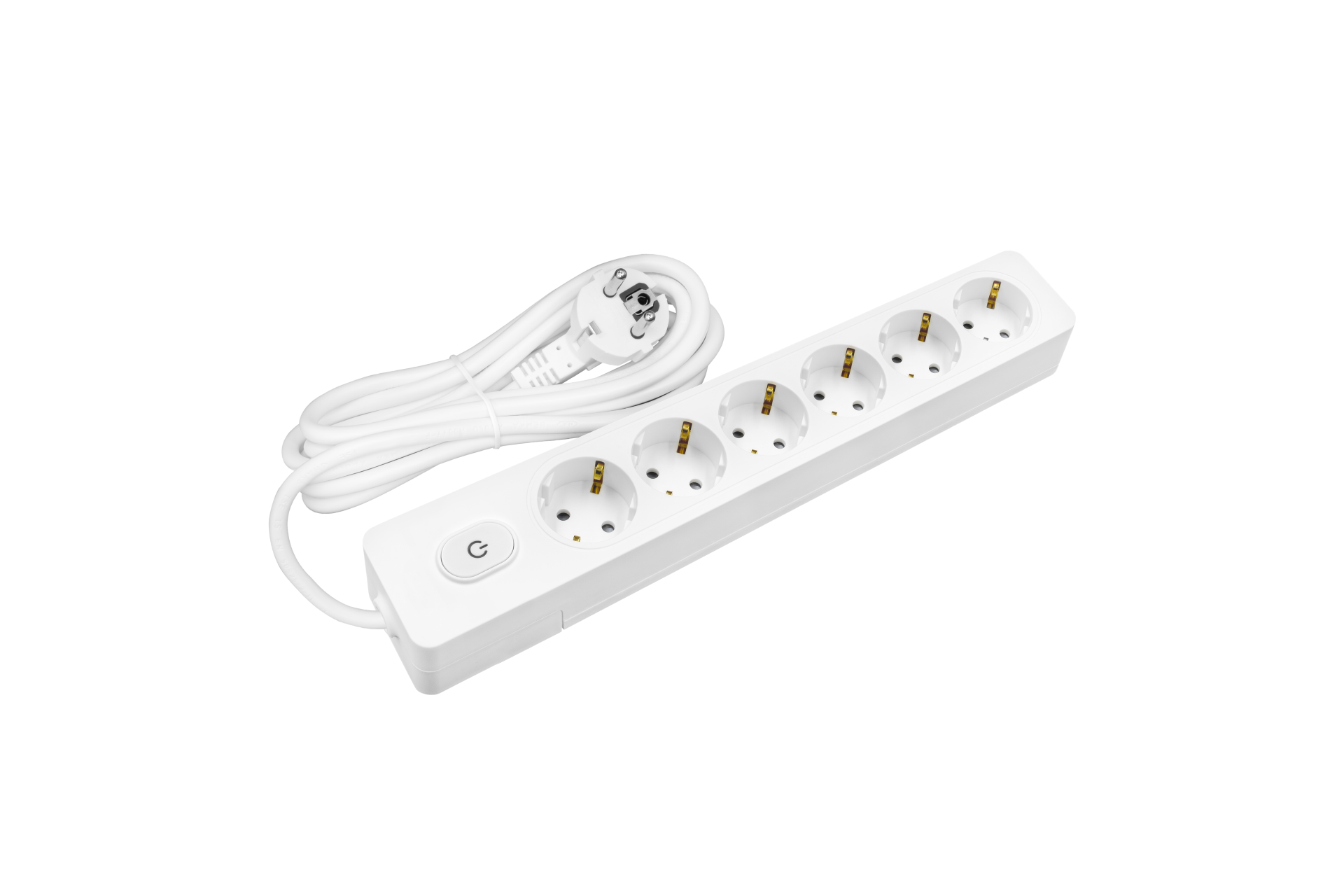 5 Metre Anahtarlı 6 lı Priz, Kablolu, Grup, Seyyar, Topraklı