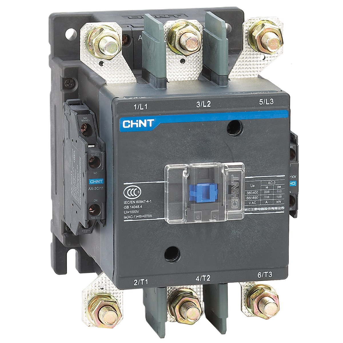 335 kW Kontaktör, 630 Amper, 220V AC, 836563