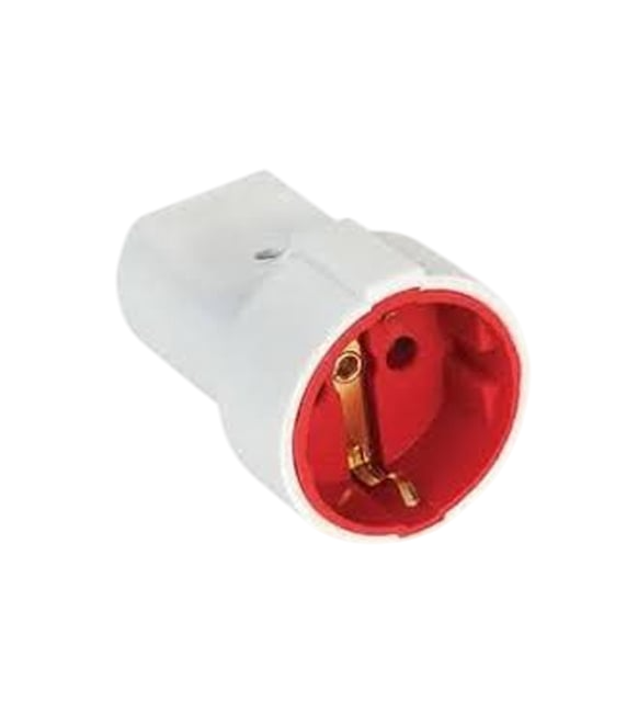 Topraklı Dişi Fiş, Beyaz, 16A, 2P+E, 220V