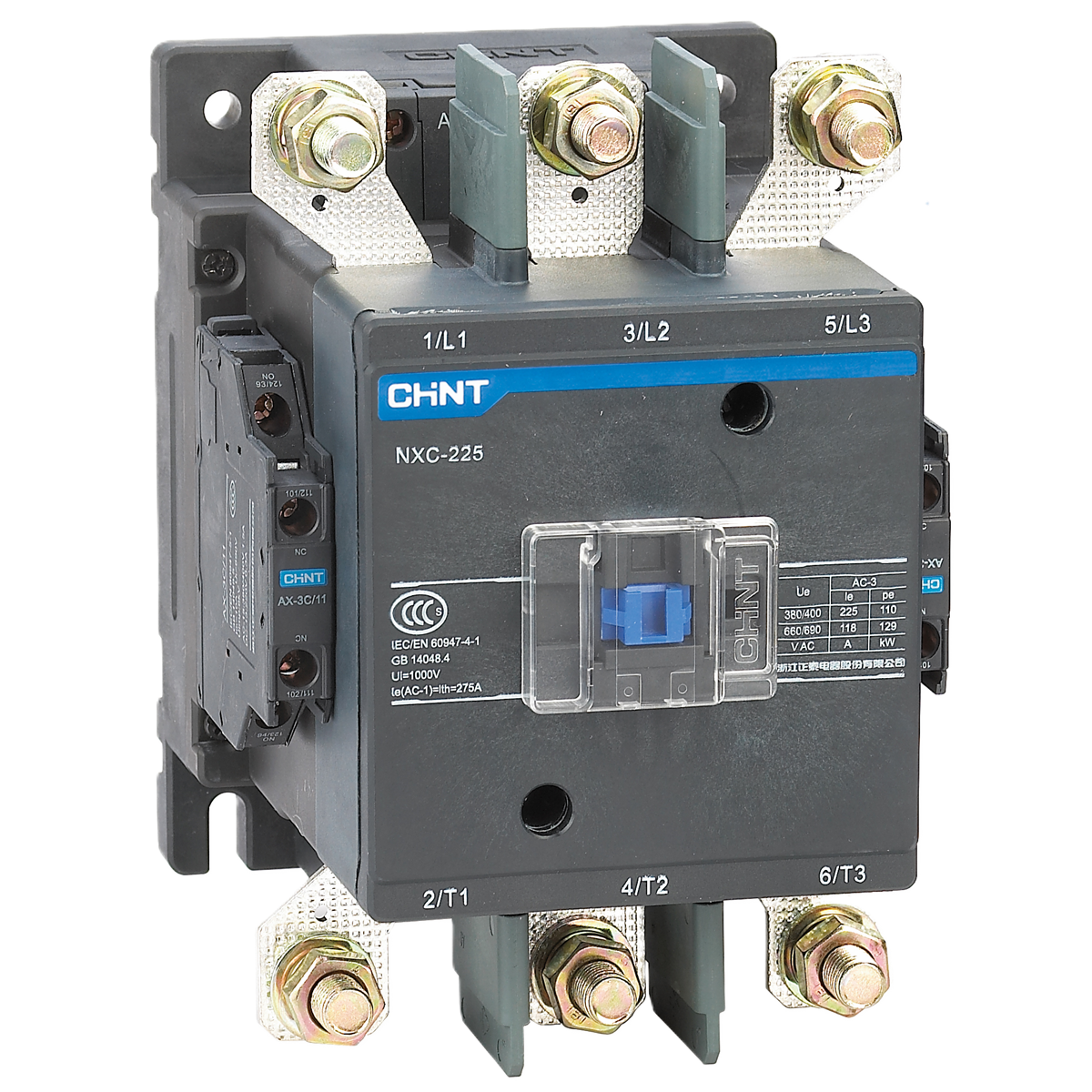 110 kW Kontaktör, 225 Amper, 220V AC, 925262