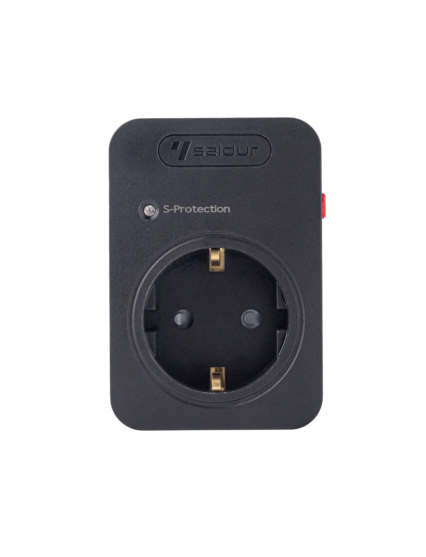 Akım Korumalı Siyah Priz, Şok Koruma Dahil, 230V, 720J