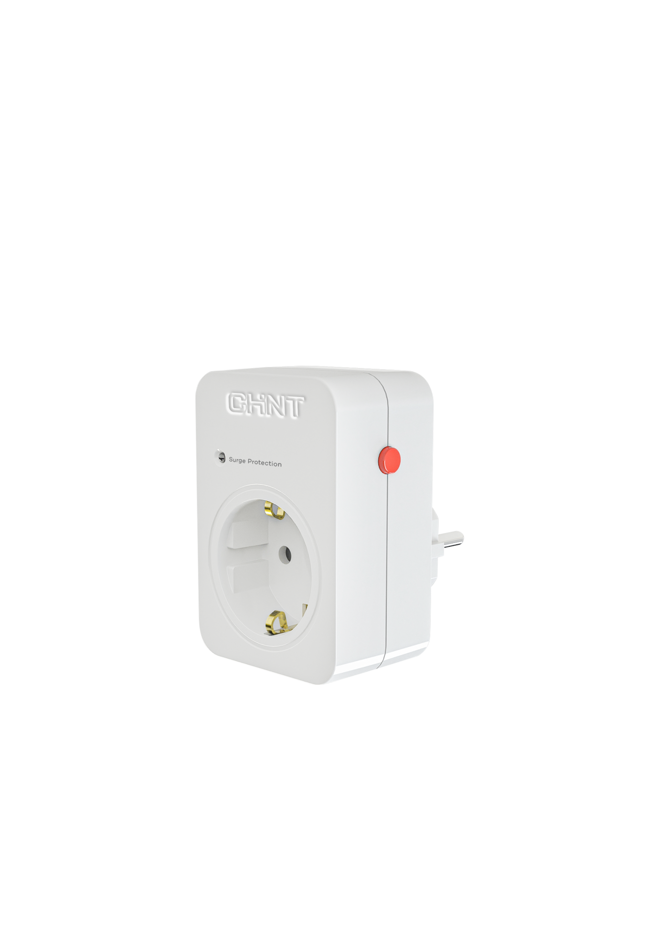 Tekli Akım Korumalı Priz, Şok Koruma Dahil, 230V, Beyaz