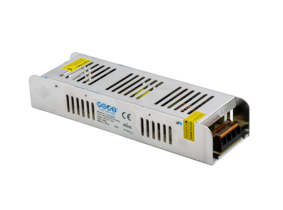 20 Amper Led Trafosu, 12V, 250W, Klemensli
