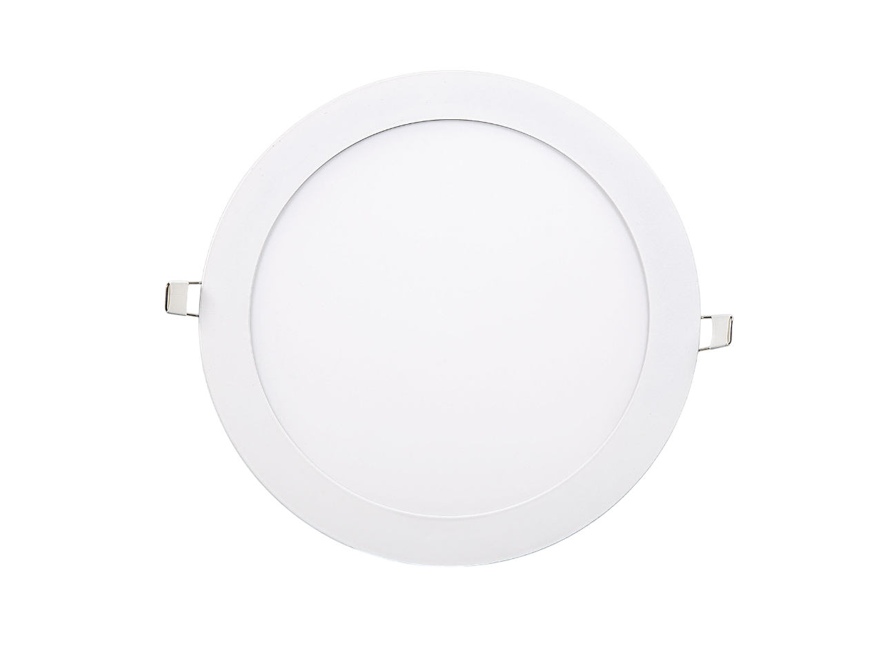 18W Led Panel, Spot, Sıva Altı, Slim, Beyaz, Yuvarlak