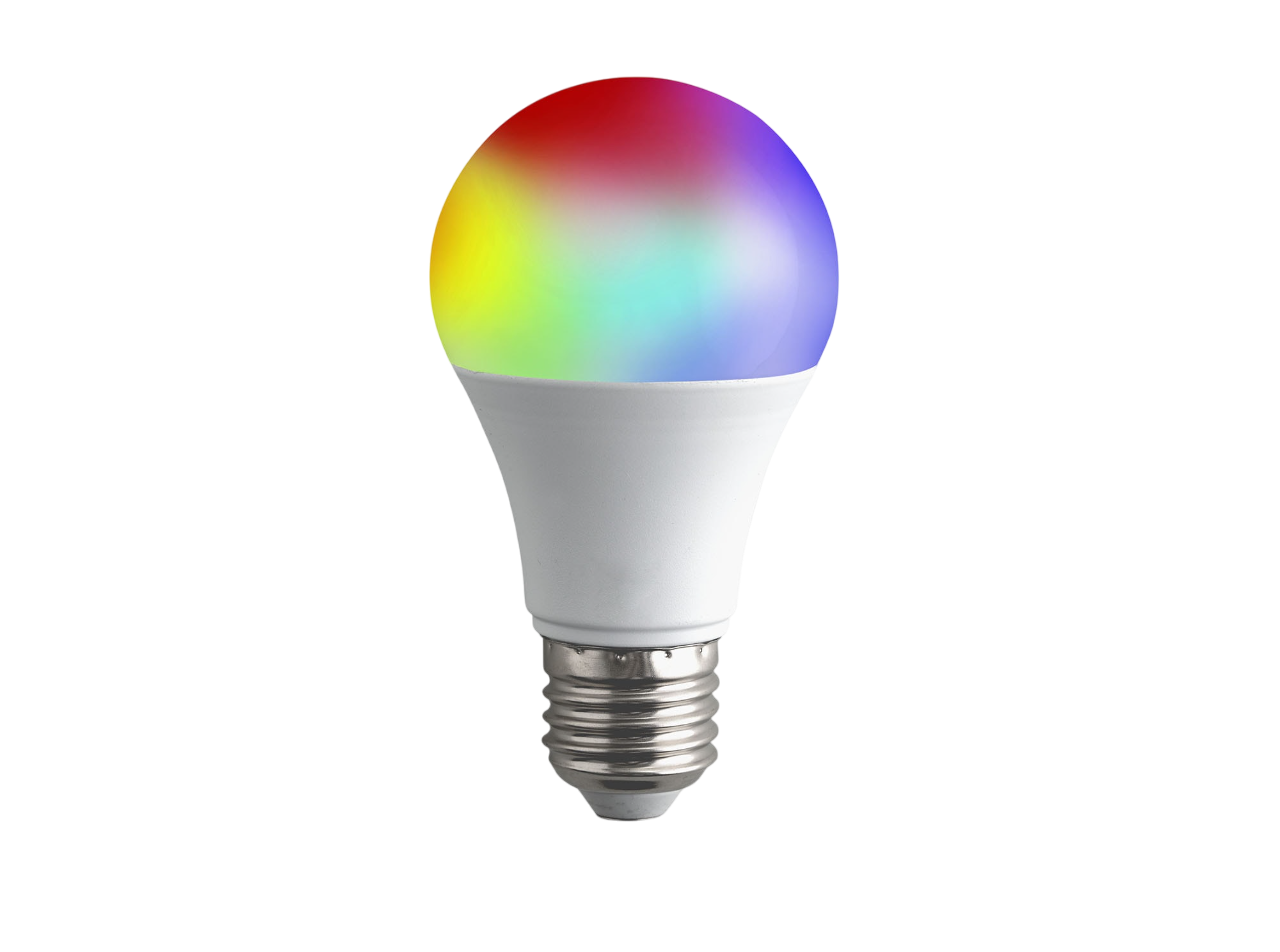 RGB Ampul, 9W, Uzaktan Kumandalı, Renkli, Akıllı