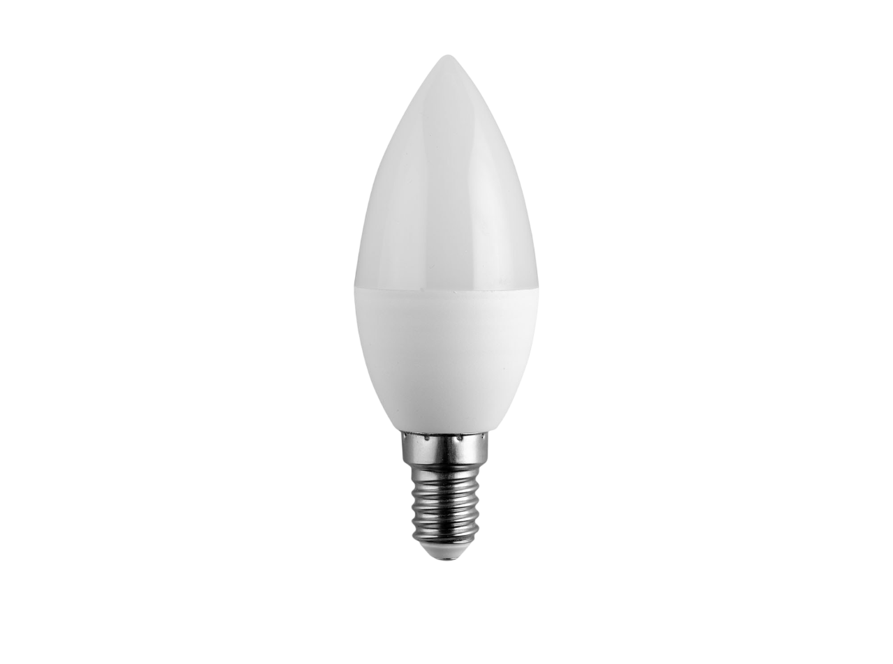 7 Watt Led Mum Ampul, E14, Beyaz, İnce Duy, 220V