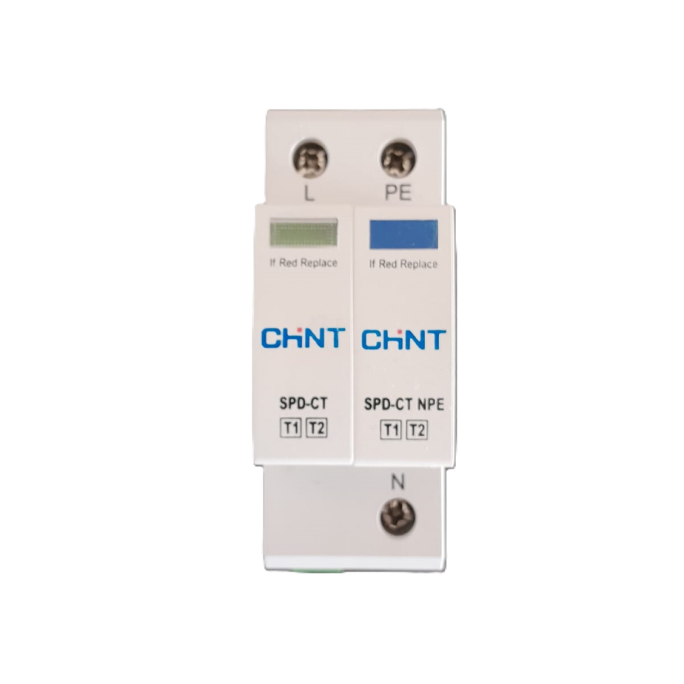 Tip 2 Parafudr, Ev Tipi, 1+N, Monofaze, 40kA, C Sınıfı