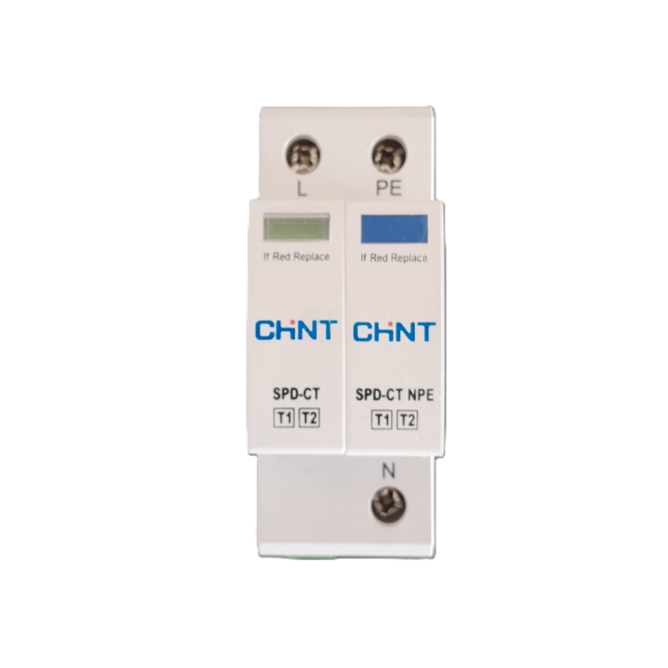 Tip 2 Parafudr, Ev Tipi, 1+N, Monofaze, 40kA, C Sınıfı