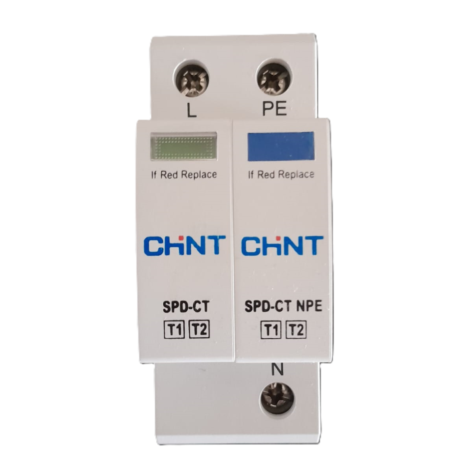 Tip 2 Parafudr, Ev Tipi, 1+N, Monofaze, 40kA, C Sınıfı