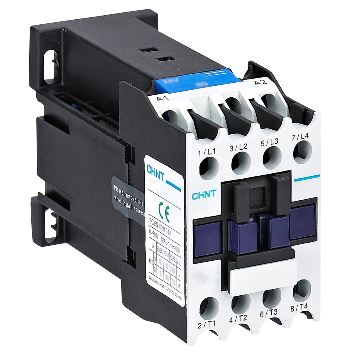 4x9A Kontaktör (AC-3) 220890, NC1-0904