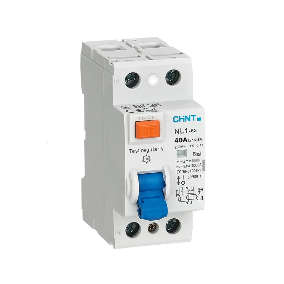 2x40A 300mA Kaçak Akım Rölesi, Monofaze, 200219