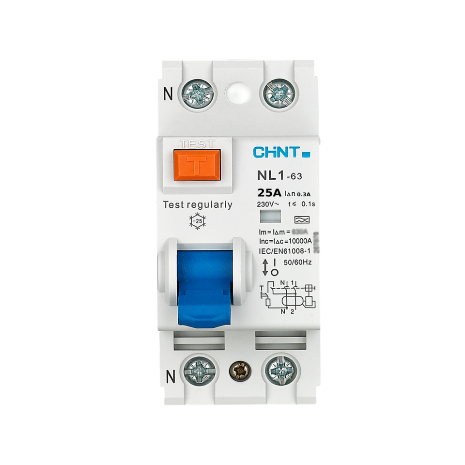 2x25A 300mA Kaçak Akım Rölesi, Monofaze, 200218